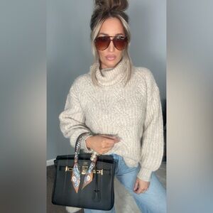 Oversized Cowl Neck Sweater